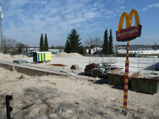 Bouwplaats McDonald's Hilversum