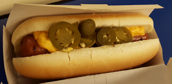 Chili Cheese Grilled Dog