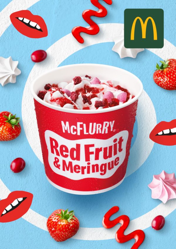 McFlurry Red Fruit Meringue