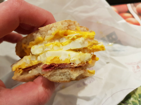McMuffin Double Egg & Bacon