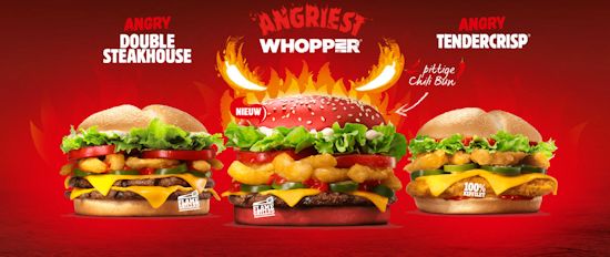 Angry familie van Burger King