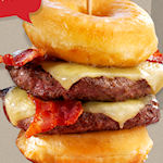Double donut burger