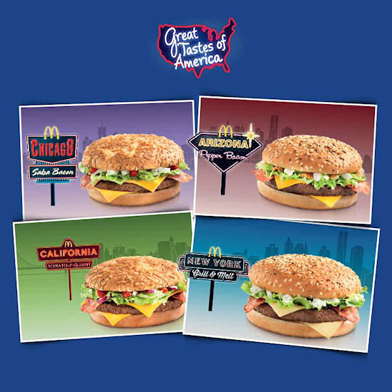 Great tastes of America bij McDonald's