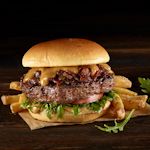 Guinness & Jameson Bacon Cheeseburger