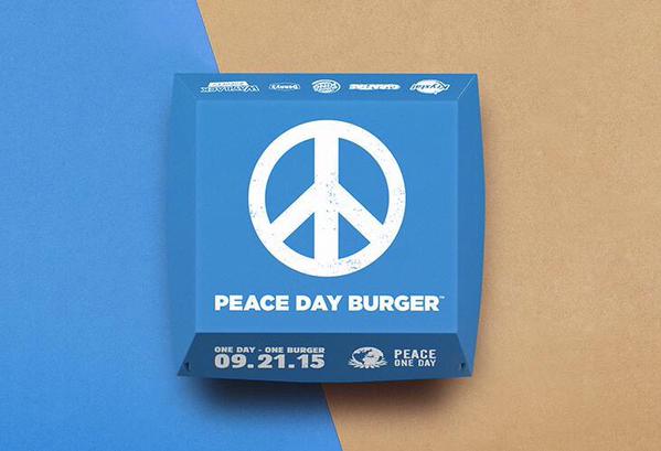 Peace day burger