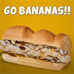 Subway bananenbroodje
