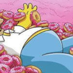 Simpsons donut bij Krispy Kreme