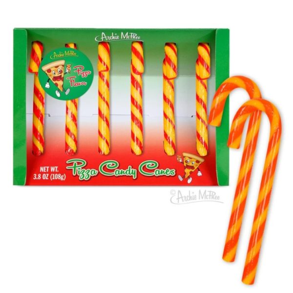 Pizza Candy Canes