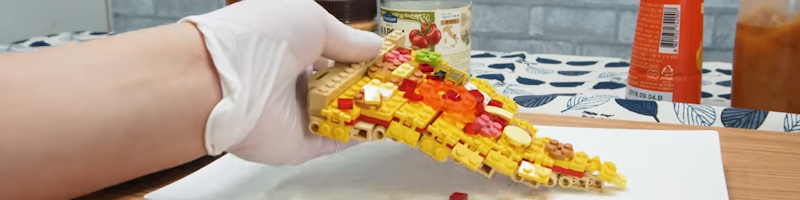 Pizza van Lego