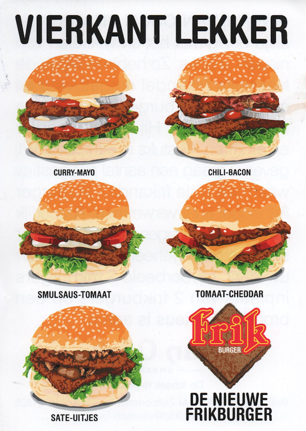 Frikburger voorbeelden