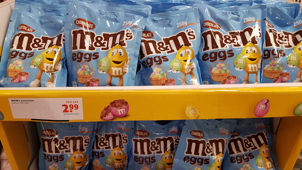 M & M's egg