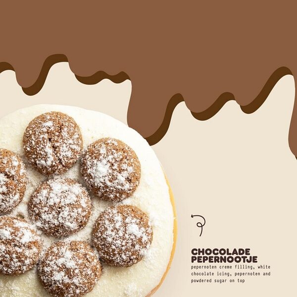 Dunkin Chocolade Pepernootje Wit