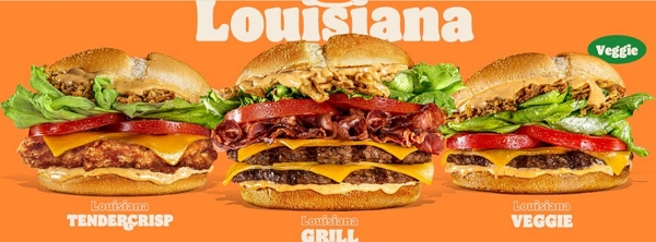 Burger King Belgie Louisiana Grill