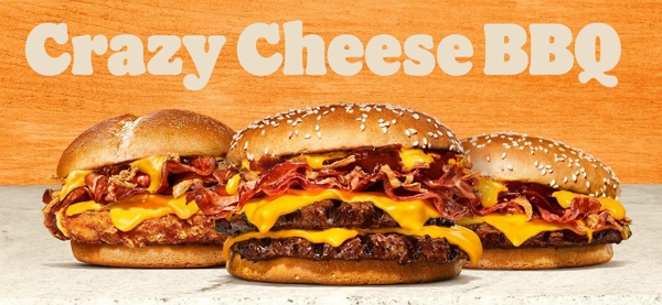 Burger King Crazy Cheese BBQ 2022