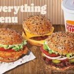 Burger King Everything menu