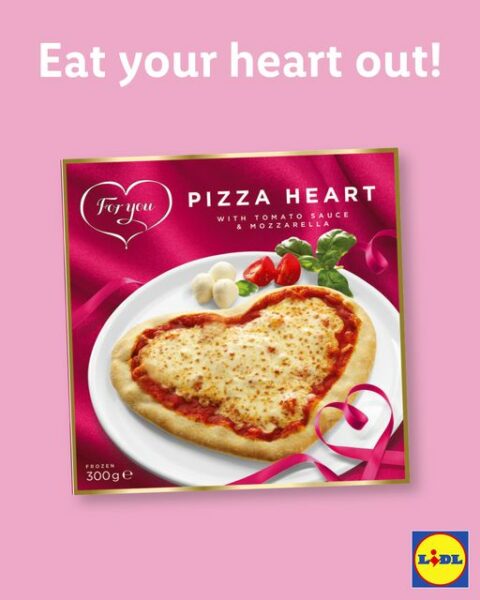 LIDL Pizza Heart