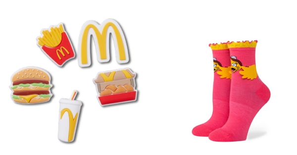 McDonald's sokken Jibbitz merchandise 2023