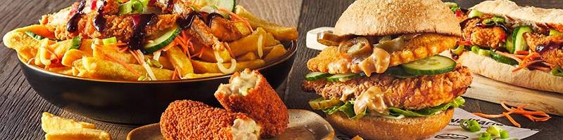 De Kip Kaassoufflé Burger schittert op nieuwe wintermenu van Kwalitaria