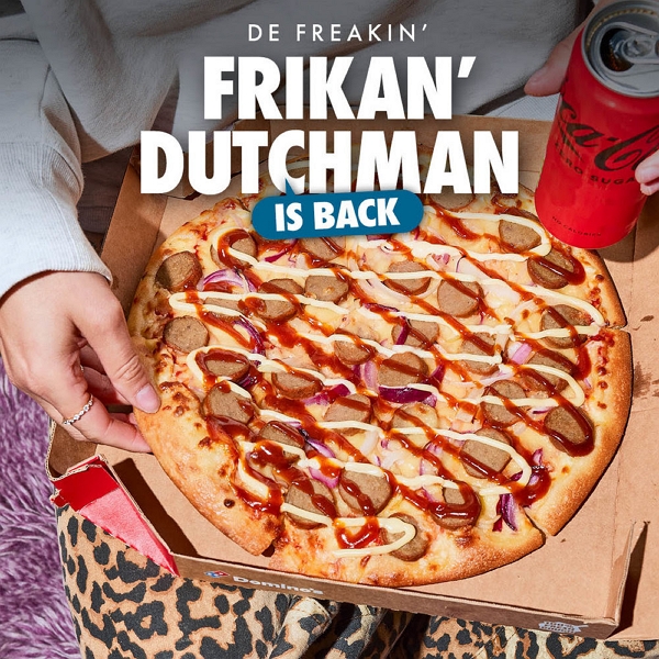 Domino's Frikan Dutchman is back
