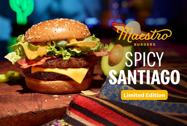 McDonald's Maestro Burgers Spicy Santiago