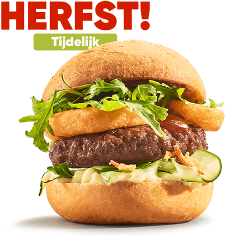 Kwalitaria herfstmenu 2024 burger