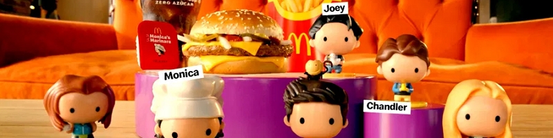 McDonald’s Spanje viert 30 jaar Friends met speciale Happy Meal voor volwassenen
