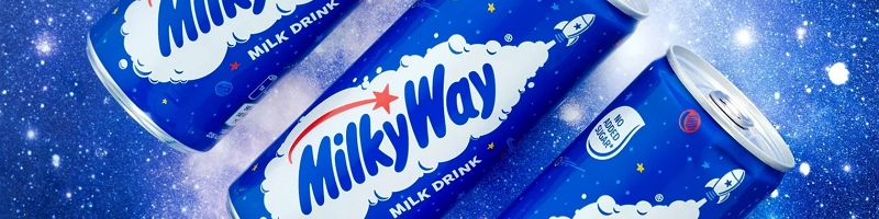 Milky Way krijgt eigen melk in frisdrankblik