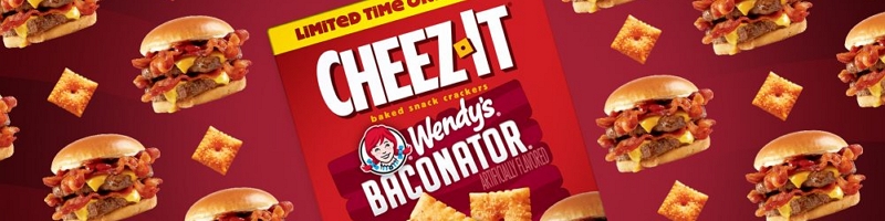 Wendy’s en Cheez-It lanceren cracker met hamburgersmaak