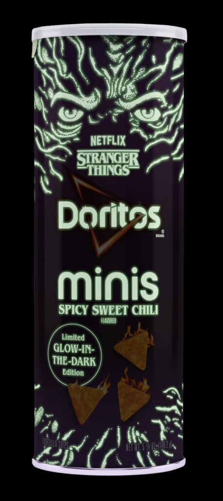 Doritos x Stranger Things glow in the dark