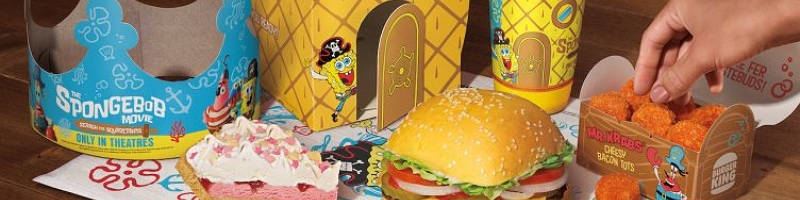 Burger King Amerika lanceert speels SpongeBob-menu