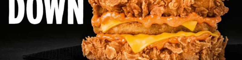 De Double Down is terug in nieuwe vorm bij KFC