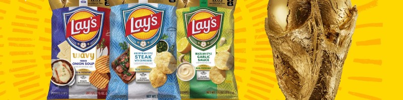 Lay’s lanceert wereldse chips-smaken in aanloop naar WK 2026