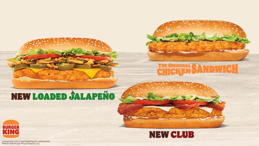 Burger King geeft iconische Chicken Sandwich na 46 jaar voor het eerst twee nieuwe gezichten