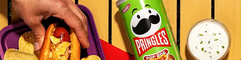 Pringles lanceert een hotdogbroodje uit een chipkoker