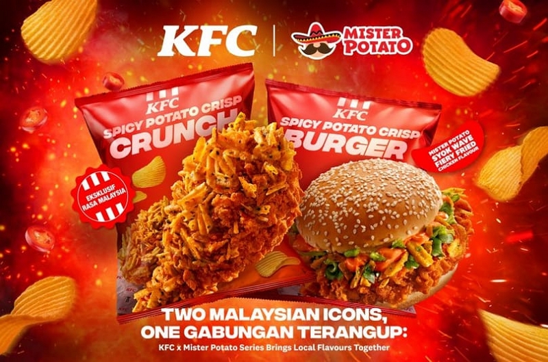 KFC stopt chips op zijn kip en burger in opvallende samenwerking