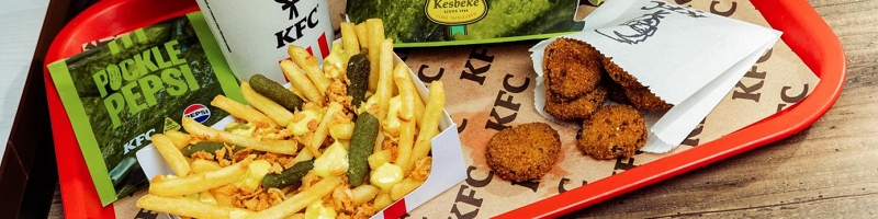 KFC lanceert compleet augurk menu met Kesbeke