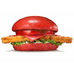 Burger King Rode burger