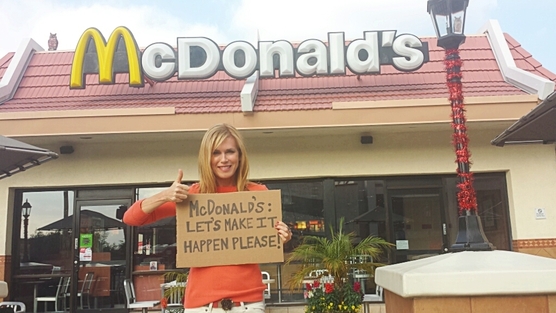 Kathy Freston voor McDonald's