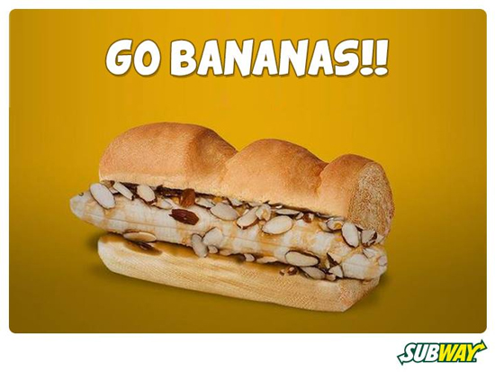 Subway Broodje banaan