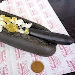 Zwarte hotdog